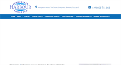 Desktop Screenshot of gloucesterharbourtrustees.org.uk